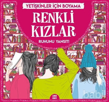 Picture of Renkli Kızlar - Yetişkinler İçin Boyama