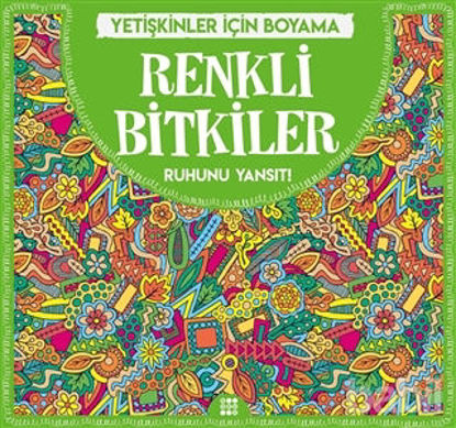 Picture of Renkli Bitkiler - Yetişkinler İçin Boyama