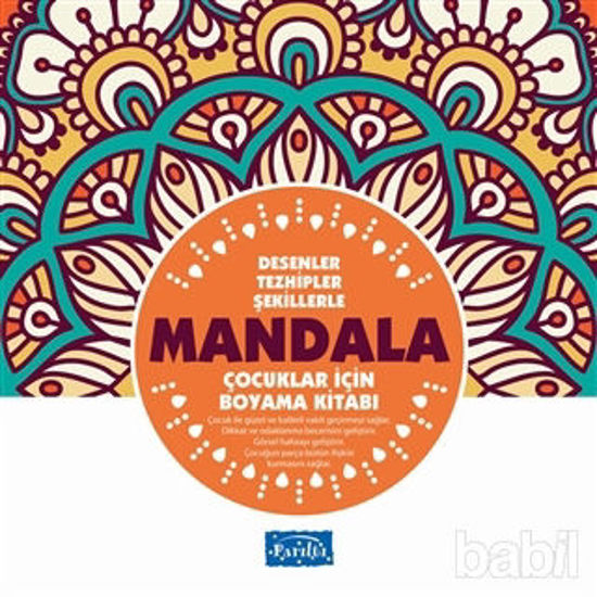 Picture of Desenler Tezhipler Şekillerle Mandala - Turuncu Kitap