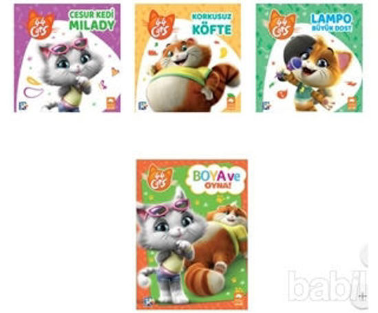 Picture of 44 Kedi 4 Kitaplık Set