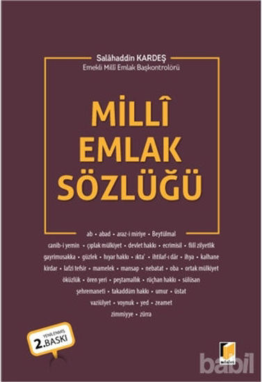 Picture of Milli Emlak Sözlüğü
