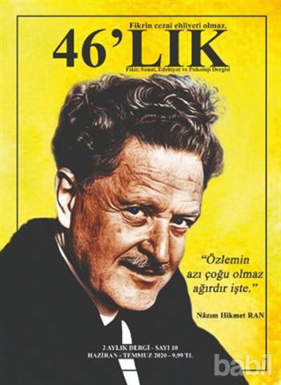 Picture of 46'lık Fikir Sanat Edebiyat ve Psikoloji Dergisi Sayı: 10 Haziran - Temmuz 2020