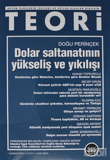 Picture of Teori Dergi Sayı: 365 Haziran 2020