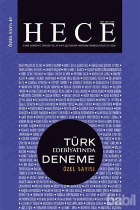 Picture of Hece Aylık Edebiyat Dergisi Özel Sayı: 40 -  282/283/284 Yıl: 24 Haziran/Temmuz/Ağustos 2020 (Ciltsiz)