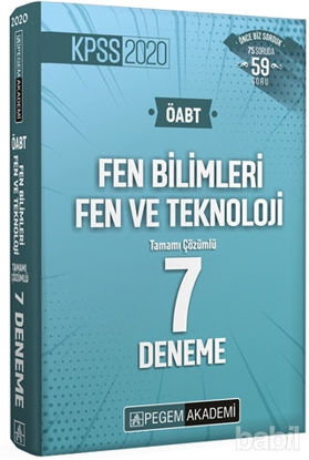 Picture of 2020 KPSS ÖABT Fen Bilimleri Fen ve Teknoloji Tamamı Çözümlü 7 Deneme