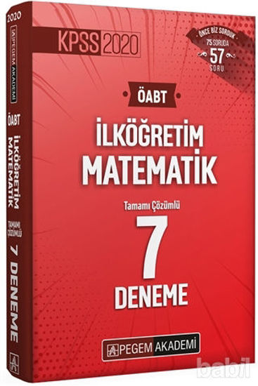Picture of 2020 KPSS ÖABT İlköğretim Matematik Tamamı Çözümlü 7 Deneme