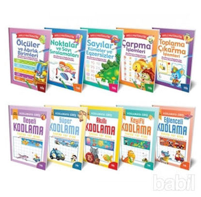 Picture of Akıllı Kodlama Ve Matematik Seti (10 Kitap)