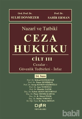 Picture of Nazari ve Tatbiki Ceza Hukuku Cilt: 3