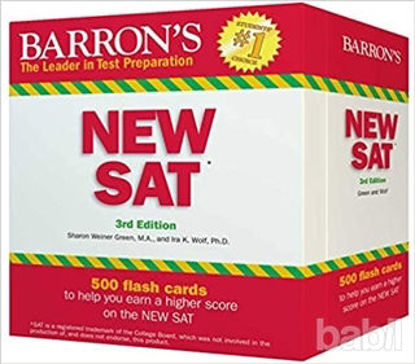 Picture of Barron's New SAT Flash Cards