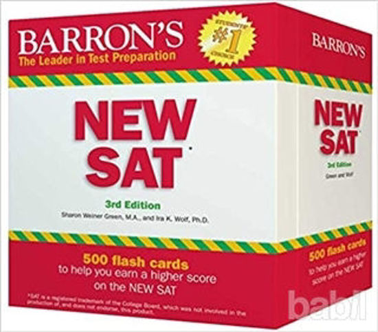 Picture of Barron's New SAT Flash Cards