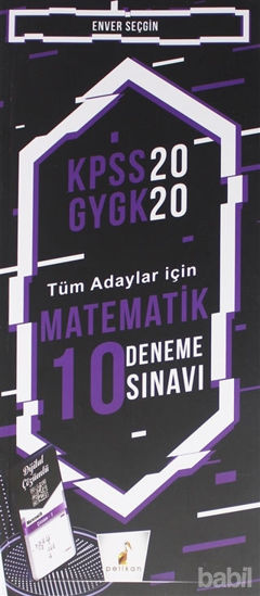 Picture of KPSS 2020 GYGK - Tüm Adaylar İçin Matematik 10 Deneme Sınavı
