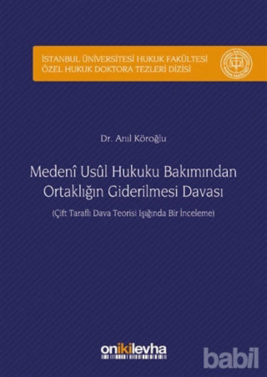 Picture of Medeni Usul Hukuku Bakımından Ortaklığın Giderilmesi Davası