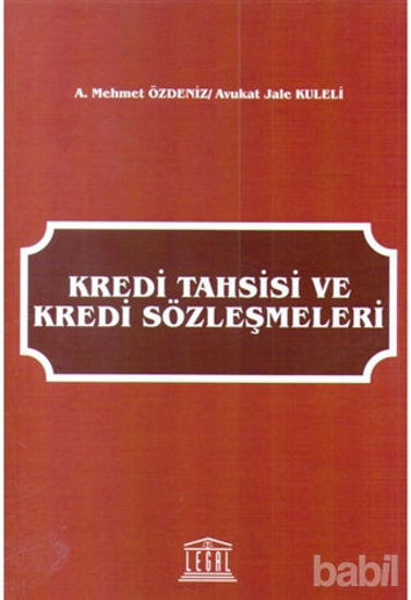Picture of Kredi Tahsisi ve Kredi Sözleşmeleri