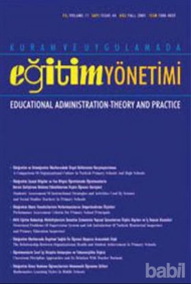 Picture of Kuram ve Uygulamada Eğitim Yönetimi Dergisi 2020 Yılı Aboneliği Sayı: 4