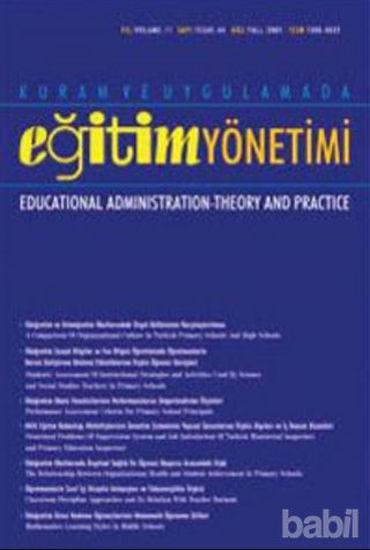Picture of Kuram ve Uygulamada Eğitim Yönetimi Dergisi 2020 Yılı Aboneliği Sayı: 4