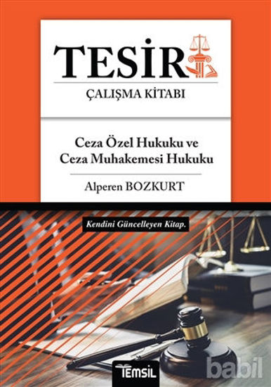 Picture of Tesir Çalışma Kitabı - Ceza Özel Hukuku ve Ceza Muhakemesi Hukuku