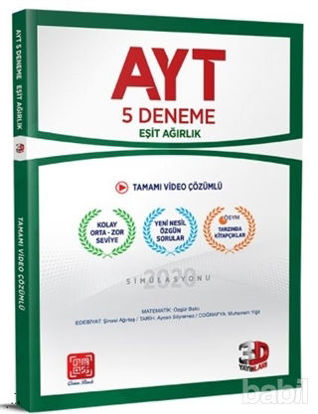 Picture of 2020 AYT 5'li Eşit Ağırlık Deneme