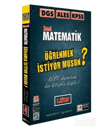 Picture of DGS ALES KPSS Temel Matematik Video Çözümlü Soru Bankası 1. Kitap