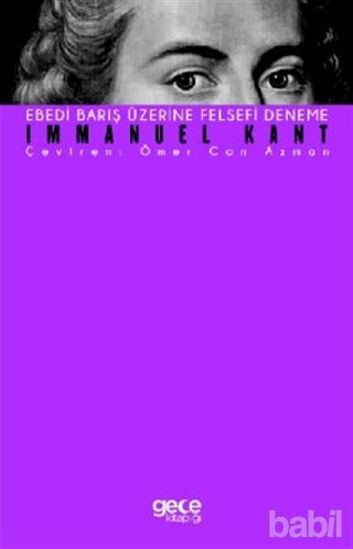 Picture of Edebi Barış Üzerine Felsefi Deneme