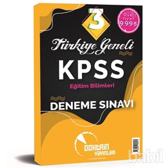 Picture of 2021 KPSS Eğitim Bilimleri 3 Adet Deneme Sınavı