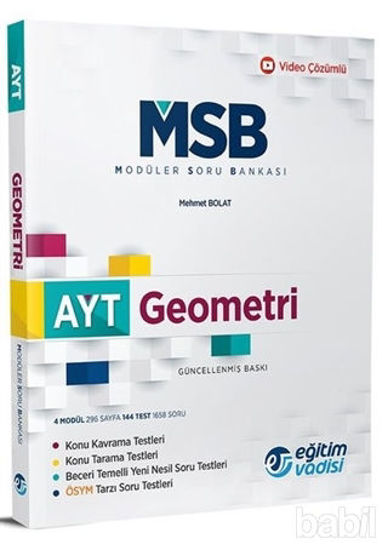 Picture of AYT Geometri MSB Modüler Soru Bankası