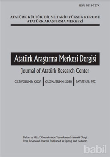 Picture of Atatürk Araştırma Merkezi Dergisi Sayı: 102 2020