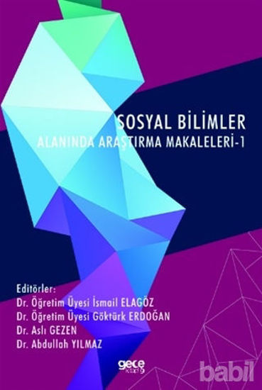 Picture of Sosyal Bilimler Alanında Araştırma Makaleleri - 1