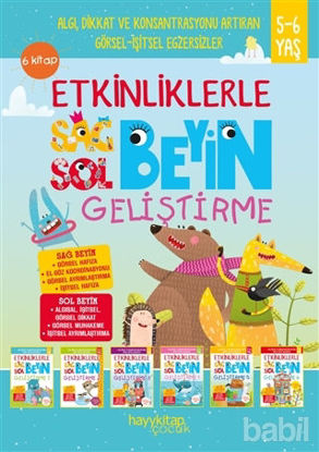 Picture of Etkinliklerle Sağ Beyin Sol Beyin Geliştirme (5-6 Yaş) (6 Kitap Takım)