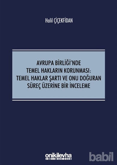 Picture of Avrupa Birliği'nde Temel Hakların Korunması: Temel Haklar Şartı ve Onu Doğuran Süreç Üzerine Bir İnceleme