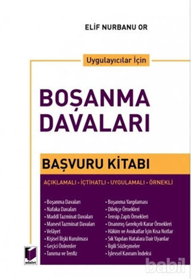Picture of Uygulayıcılar için Boşanma Davaları Başvuru Kitabı