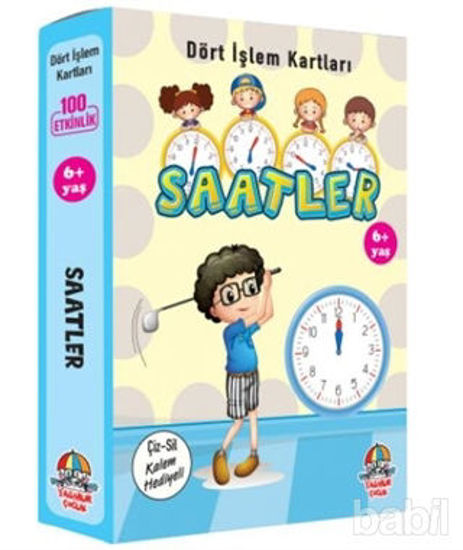 Picture of Saatler - Dört İşlem Kartları 6  Yaş