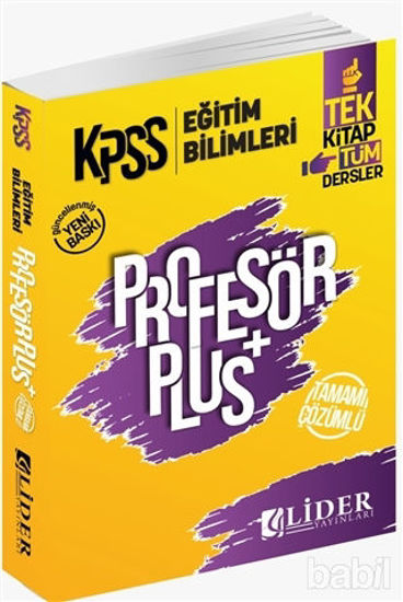 Picture of 2021 KPSS Eğitim Bilimleri Profesör Çözümlü (QR Kod) Soru Bankası