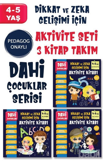 Picture of Dahi Çocuklar Serisi Aktivite Seti 4-5 Yaş – (3 Kitap Takım)