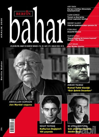 Picture of Berfin Bahar Aylık Kültür Sanat ve Edebiyat Dergisi Sayı: 274 Aralık 2020