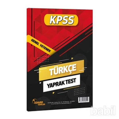 Picture of 2021 KPSS Türkçe Yaprak Test