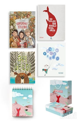 Picture of Ketebe Çocuk Set 2 (4 Kitap Takım   Çanta Kutu ve Defter Hediyeli)