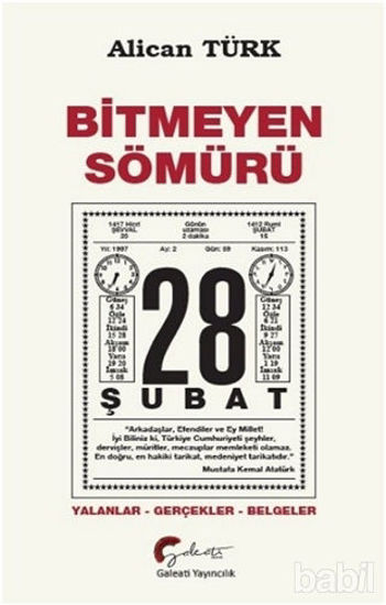 Picture of Bitmeyen Sömürü 28 Şubat